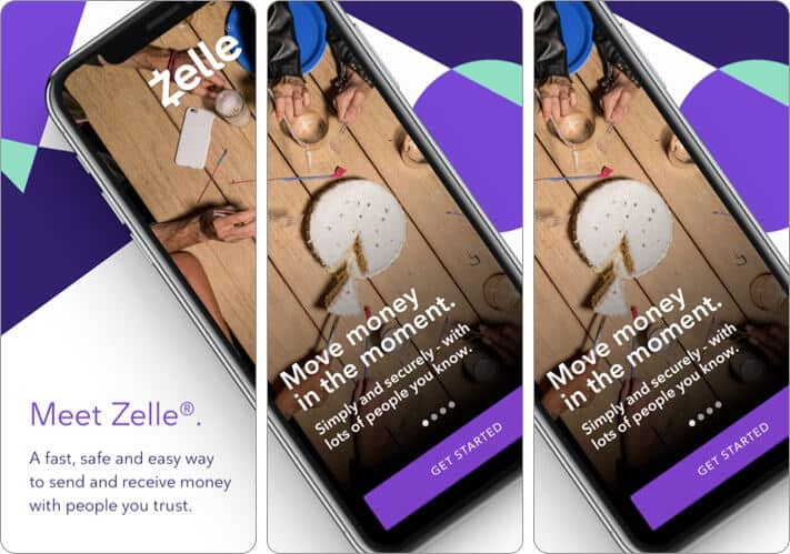 Zelle Money Transfer iPhone and iPad App Screenshot