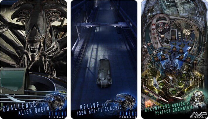 aliens vs pinball iphone and ipad game screenshot