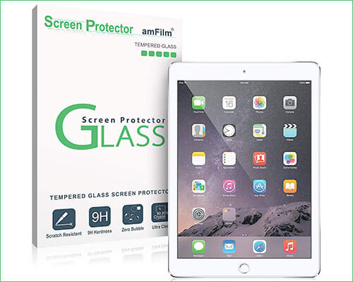 amFilm 2018 iPad 97 inch Tempered Glass Screen Protector