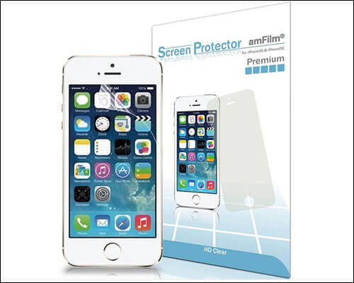 amFilm iPhone SE Screen Protector