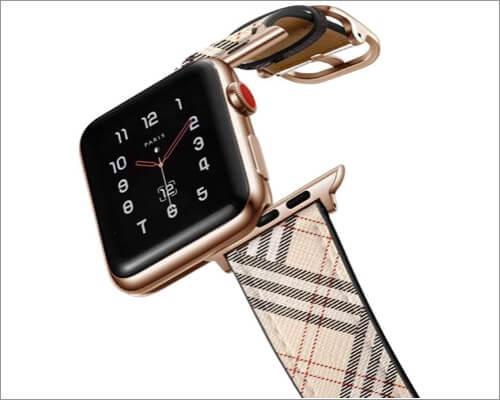 amband leather band for apple watch 5