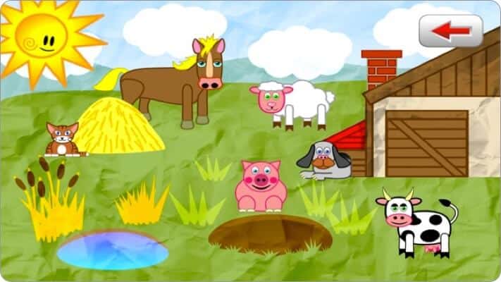 animals for toddlers iphone and ipad app screenshot