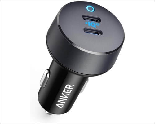 anker 36w usb c car charger for iphone xr