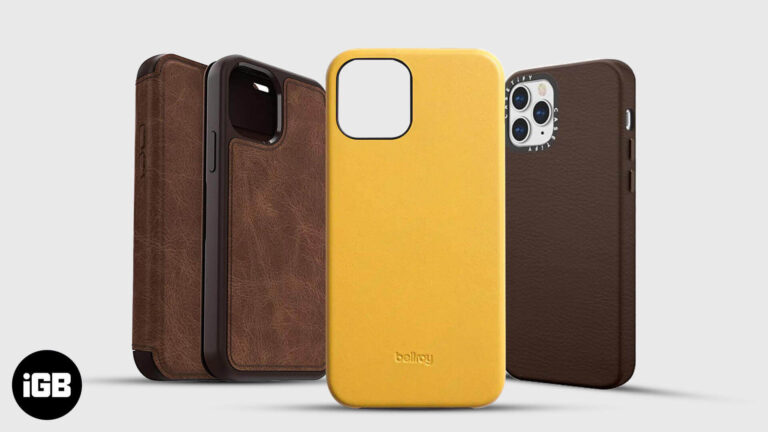 Best leather cases for iphone 12 and 12 pro