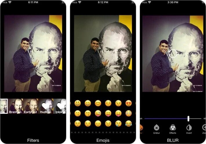 blur photo portrait mode iPhone App Screenshot