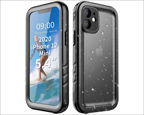 Cozycase Waterproof Case for iPhone 12 Mini