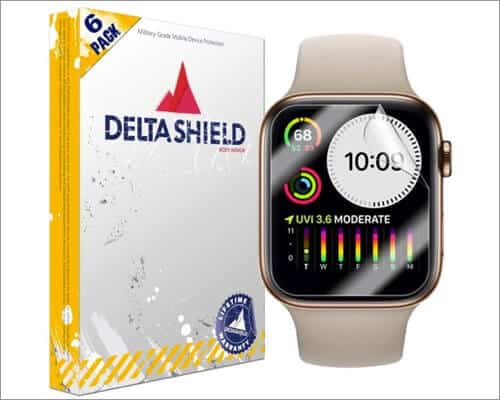 deltashield anti-bubble screen protector for apple watch series 6 and 5