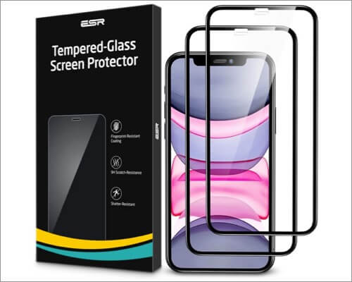 esr glass screen protector for iphone xr