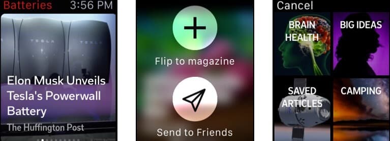 Flipboard Apple Watch App Screenshot