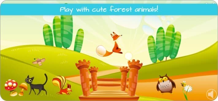 fun animal games for kids iphone and ipad app screenshot