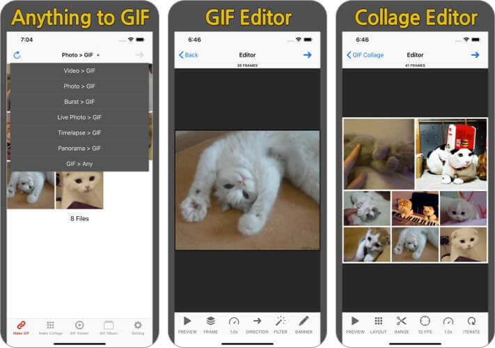 GIF Toaster   GIF Maker iPhone and iPad App Screenshot