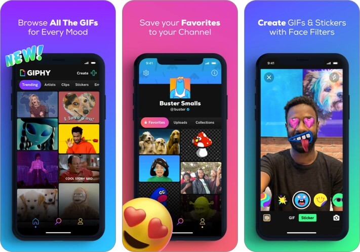 GIPHY iPhone and iPad GIF Maker App Screenshot