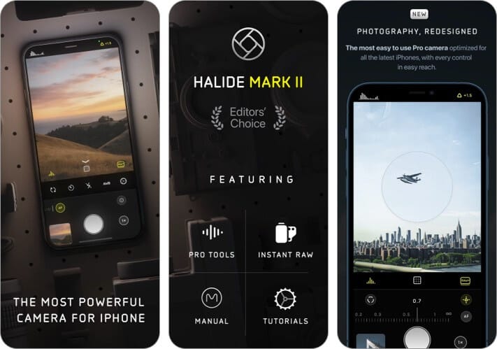 Halide Mark II iPhone and iPad Food Photography App Screenshot
