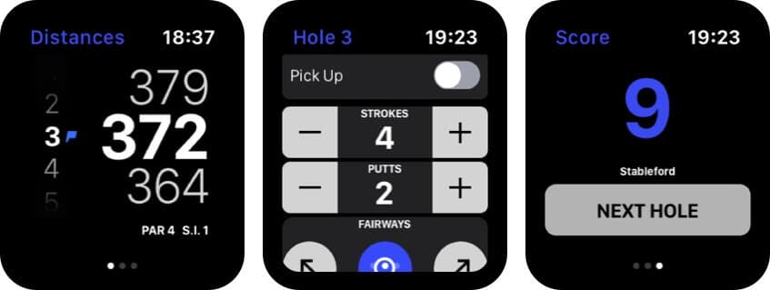 Hole19 Apple Watch Golf App Screenshot