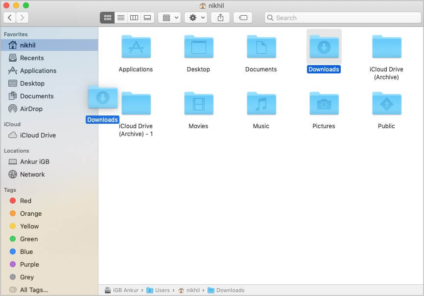 How to Add Downloads Folder to Finder Sidebar