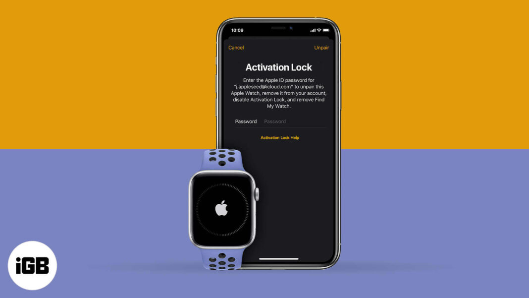 How to remove activation lock on apple watch
