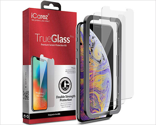 iCarez iPhone Xs Max Tempered Glass Screen Protector