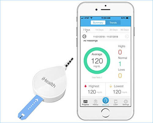 iHealth Align Blood Glucose Meter for iPhone