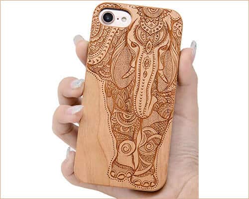 iProductsUS iPhone 8 Wooden Case