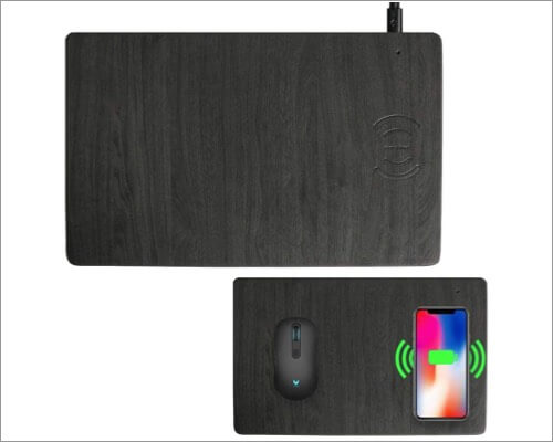 JCREN Wireless Charging Mouse Pad