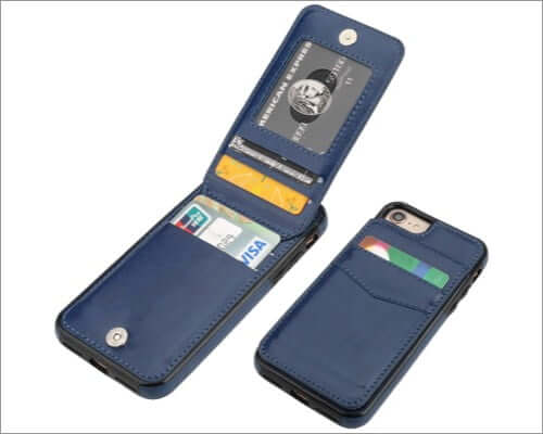 kihuwey card holder case for iphone se 2020