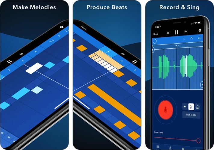 Medly iPhone and iPad Music Editor App Screenshot