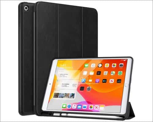 moko pu leather case for 10.2-inch ipad