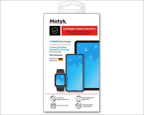 motyk liquid glass screen protector for iPhone
