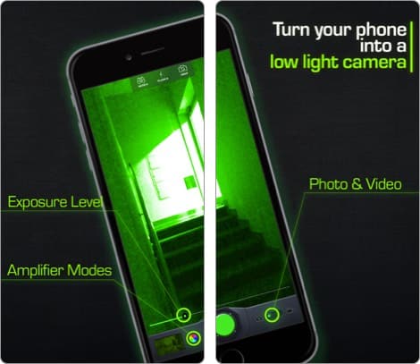night vision camera iphone and ipad app screenshot