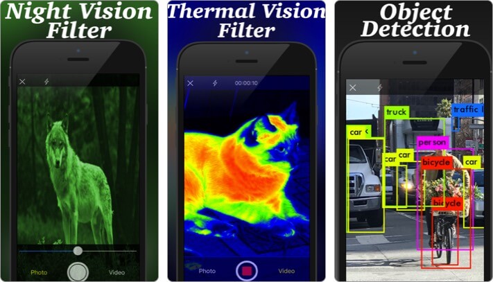 night vision thermal camera iphone and ipad app screenshot
