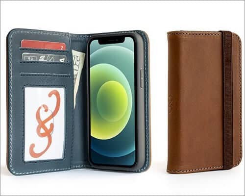 Pad & Quill Bella Fino Leather Wallet Case for iPhone 12 Mini