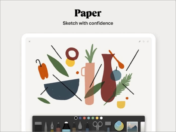 paper by wetransfer iphone and ipad app screenshot