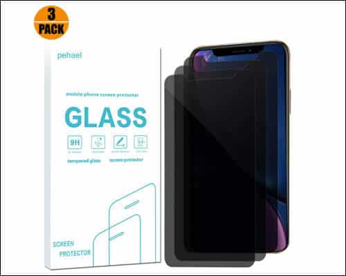 pehael Privacy Screen Protector for iPhone Xs Max