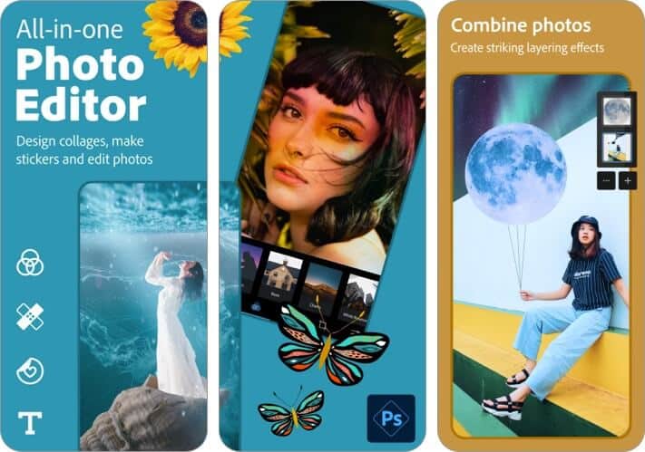 Photoshop Express Photo Editor iPhone and iPad App Screenshot