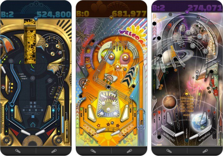 pinball deluxe reloaded iphone and ipad game screenshot