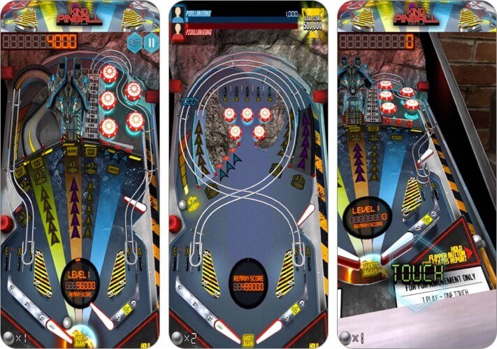 pinball king iphone and ipad game screenshot