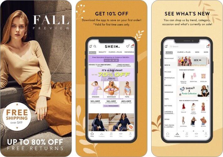 shein-fashion shopping online iphone and ipad app screenshot