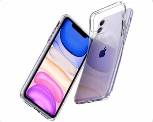 spigen liquid crystal clear slim case for iphone 11