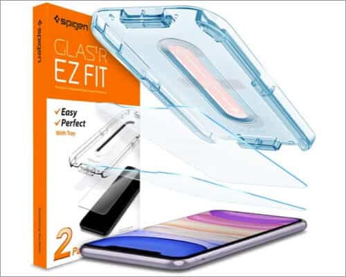 spigen tempered glass screen protector for iphone xr