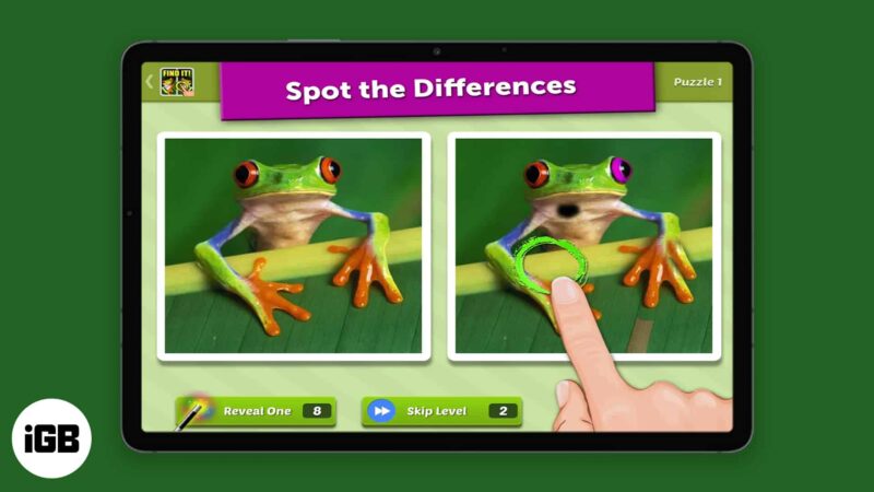 Spot difference games For iPhone