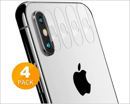 tensea back camera lens protector for iphone xs and xs max