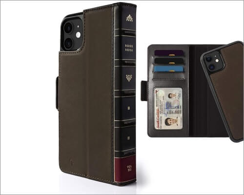 twelve south bookbook leather case for iphone 11