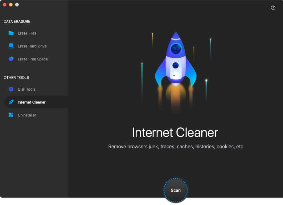 Use Internet Cleaner to Clean Mac Browsers