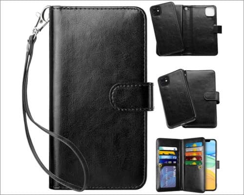 vofolen 2-in-1 wallet case for iphone 11