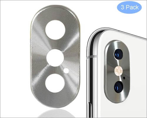 wensunnie aluminum camera lens protector for iphone xs and xs max