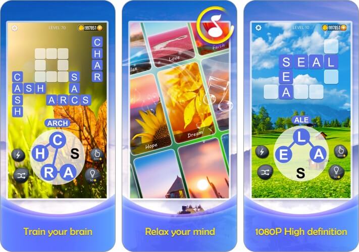 Word Crossy iPhone and iPad Game Screenshot
