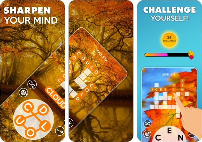 Wordscapes iPhone and iPad Game Screenshot