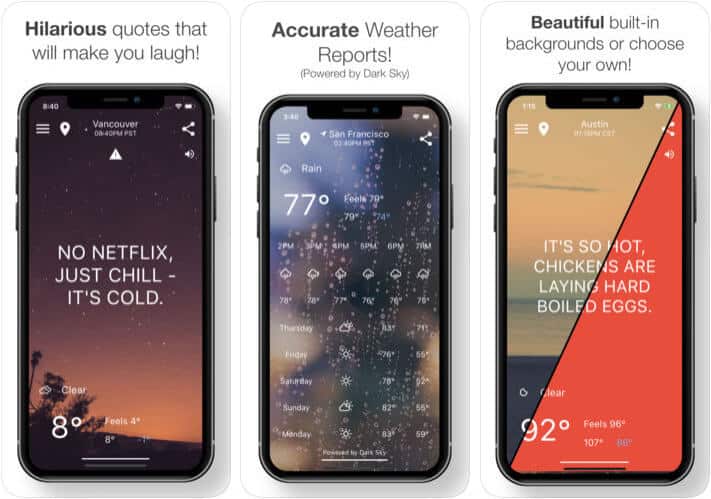 Best Funny Weather Apps for iPhone and iPad in 2024     - 62