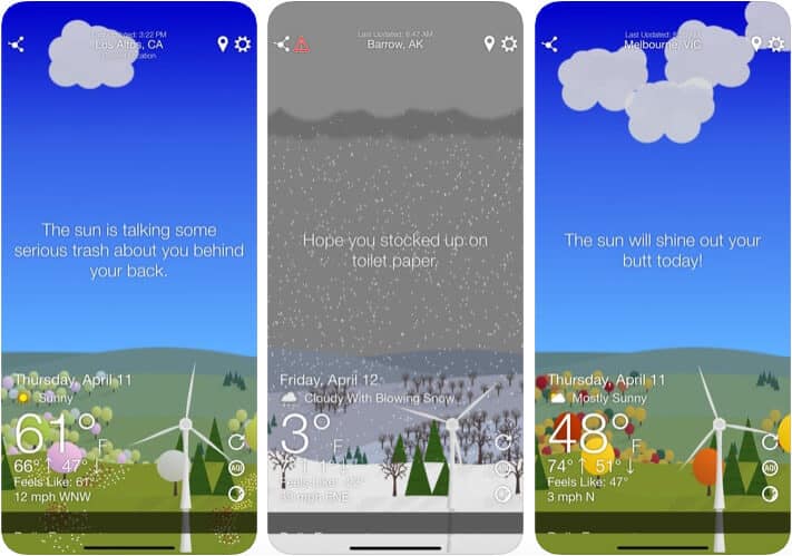 Best Funny Weather Apps for iPhone and iPad in 2024     - 33