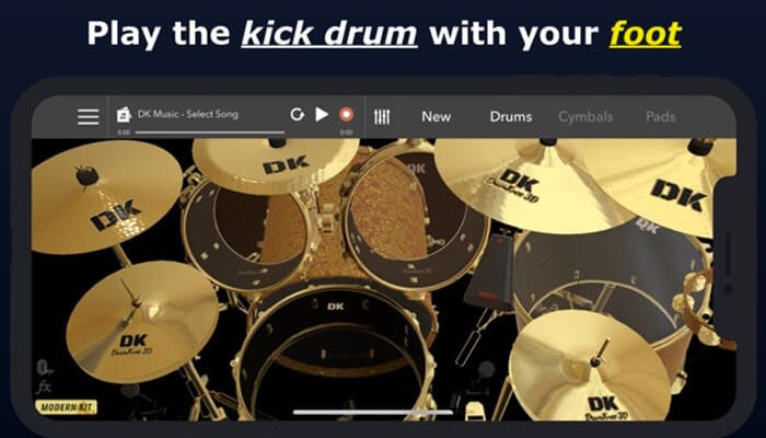 DrumKnee iPhone and iPad App Screenshot